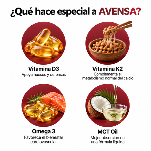 D3K2 Omega+ Drops™ Vitamina D3 + K2 + Omega 3 + MCT Oil